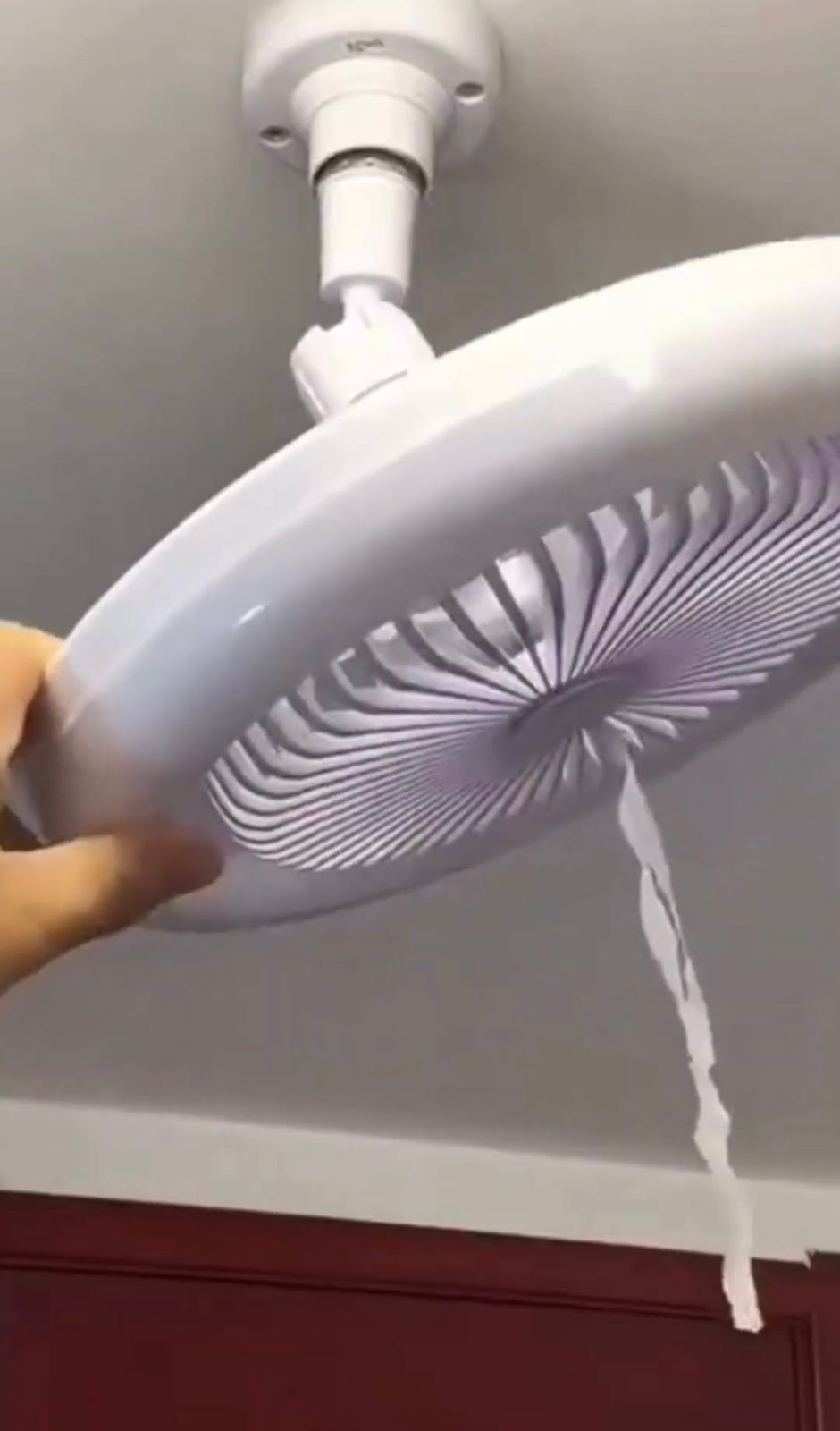 Bombillo Ventilador LED 2 En 1 Con Control Remoto E27 Techo